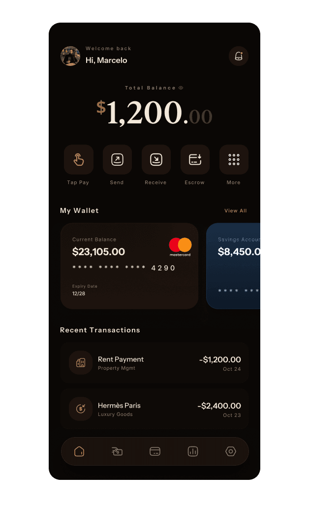 Hala App — home screen